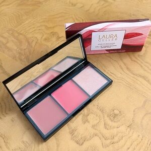 NWT Laura Geller Made to Multitask Eye, Lip, Cheek Palette Think Pink